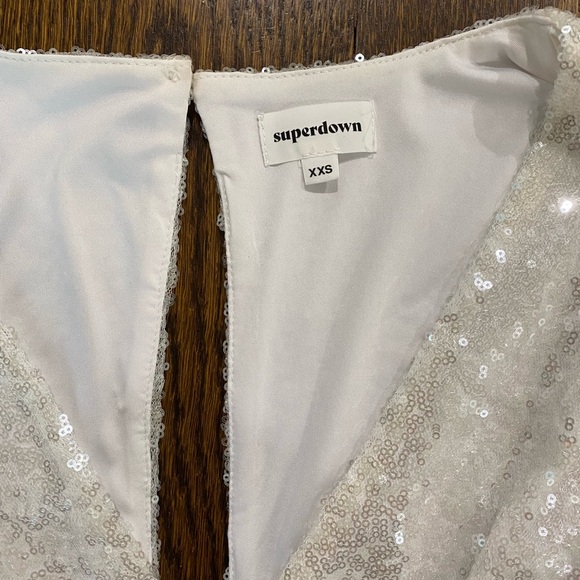Superdown Sparkly Romper XXS - Picture 3 of 6
